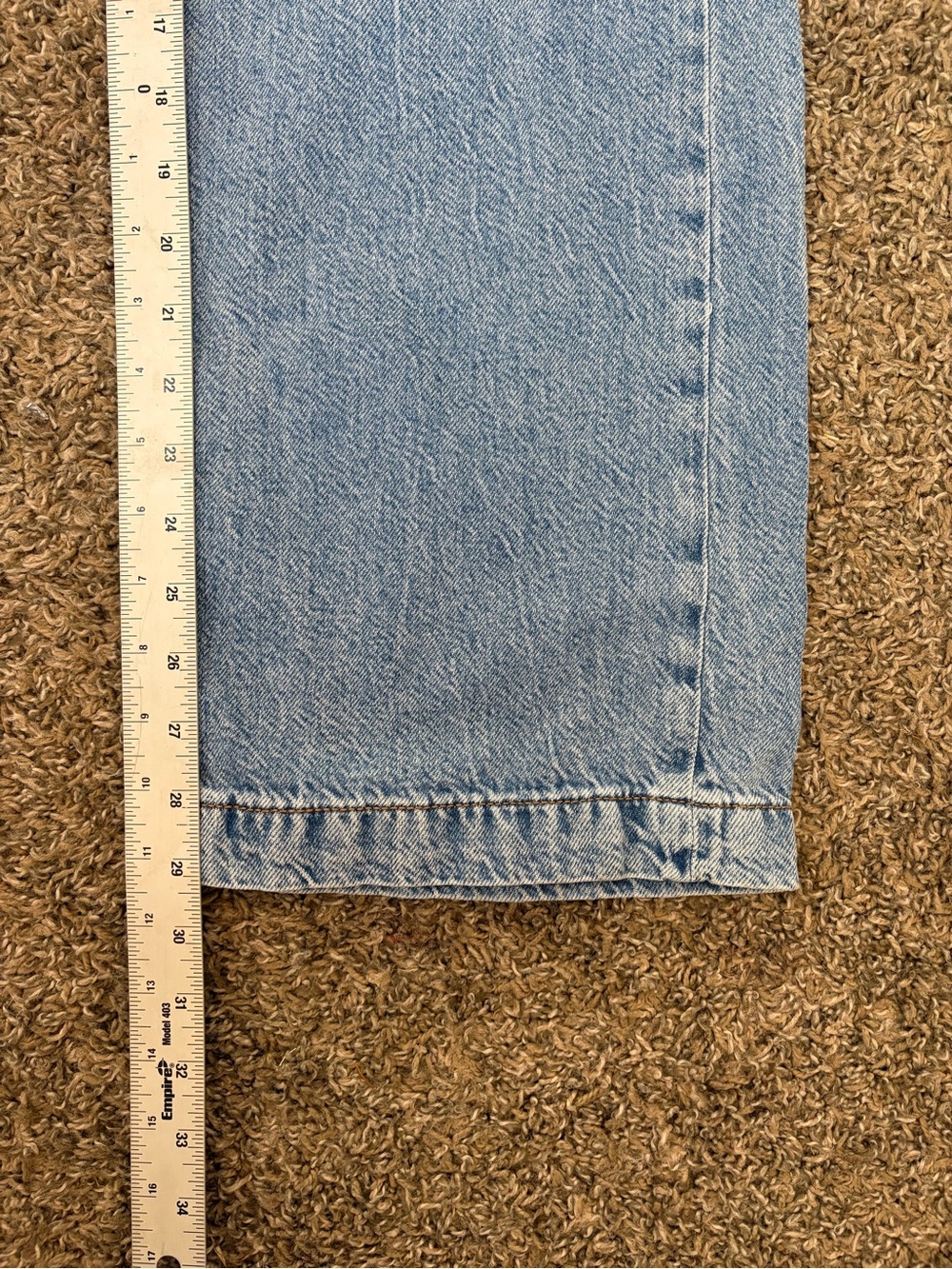 Aeropostale Jeans Womens Size 2 Wide Leg Cargo High Rise Blue - Picture 7 of 10